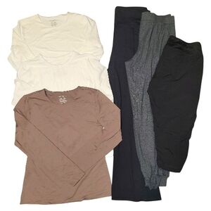 Women’s Size L Activewear & Lounge Lot – 6 New Pieces | Leggings, Tops, Joggers